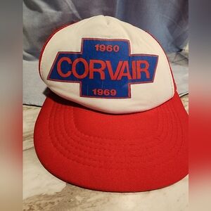 Red and White Corvair Cap